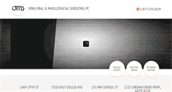 Desktop Screenshot of iowaoralsurgery.com